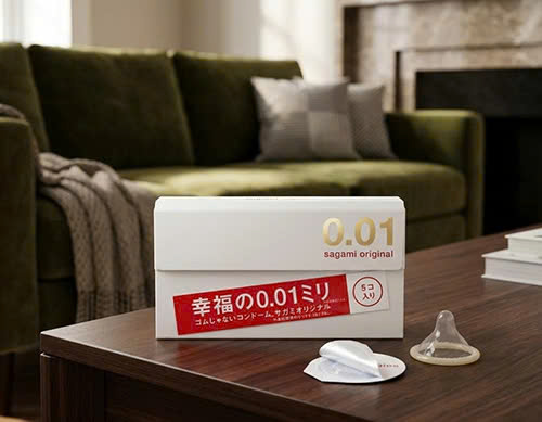 Top 5 bao cao su siêu mỏng được ưa chuộng là Sagami 0.01mm